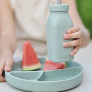 Vacuum Bowl for Babies - River Green | 100% Premium Silicone