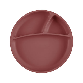 Vacuum Baby Plate Velvet Rose - 100% Premium Silicone | 19 cm