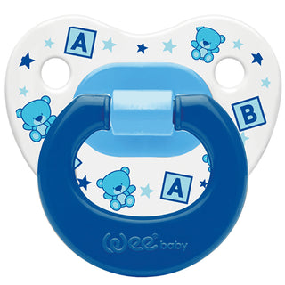 Wee Baby Orthodontic Pacifier Blue - Size 2 | For Babies 6-18 Months