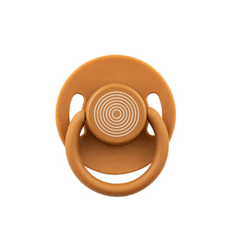 Wee Baby Cool Round Nipple Pacifier No 2 - Brown | For Babies 6-18 Months