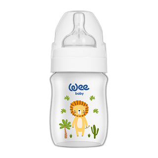 Wee Baby Safari PP Bottle 150ml - Orange Lion | BPA-Free