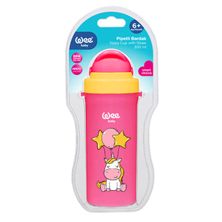 Wee Baby Sippy Cup 300ml - Pink | Ideal for 6+ Months