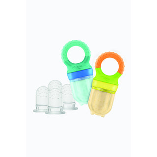 Wee Baby Fruit Strainer Set - 2 Strainers & 4 Extra Tips | 6+ Months
