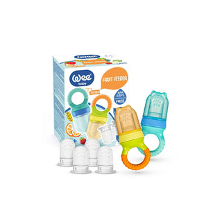 Wee Baby Fruit Strainer Set - 2 Strainers & 4 Extra Tips | 6+ Months
