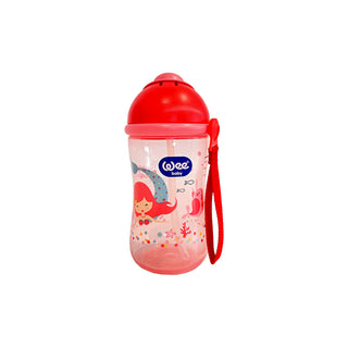 Wee Baby Sippy Cup 12oz - Pink | Soft Straw, Baby Friendly