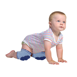 Sevi Bebe Crawling Knee Pads - Blue | Comfortable Protection