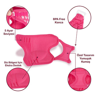 Sevi Bebe Crawling Knee Pads - Pink | Comfortable Support