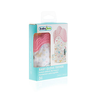 Baby Teething Glove - Pink | Comfortable Teething Relief