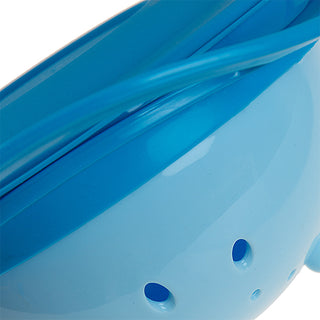 Babyjem Non-Spill Baby Plate Blue - 360° Rotatable Design | BPA-Free
