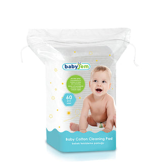 Babyjem Baby Cleaning Cotton Pads - 100% Cotton | Gentle Care