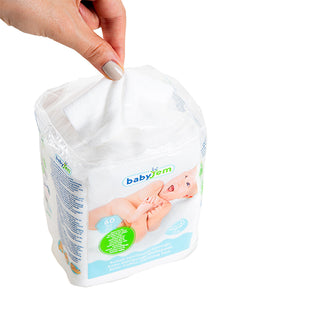 Babyjem Baby Cleaning Cotton Pads - 100% Cotton | Gentle Care