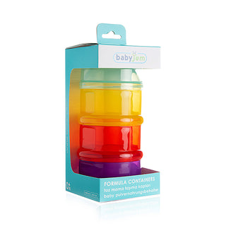 Babyjem Multi-Section Baby Formula Container - Colorful Design | BPA-Free