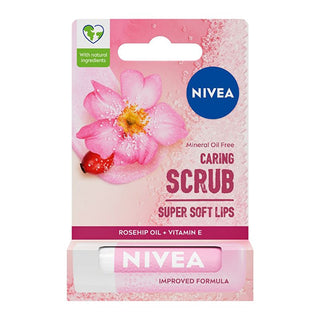 Nivea Rose Hip Oil Lip Scrub 0.17oz - Smooth Lips | Daily Care