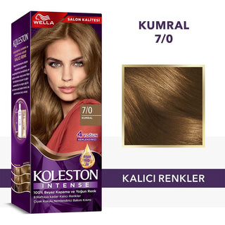 Wella Koleston Intense Hair Color 7/0 Light Brown - 100% Gray Coverage | Premium Quality