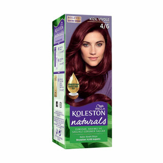 Wella Koleston Naturals Hair Color 4/6 Red Violet - Deep Intense Color | 1.7 Fl Oz