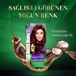 Wella Koleston Naturals Hair Color 4/6 Red Violet - Deep Intense Color | 1.7 Fl Oz