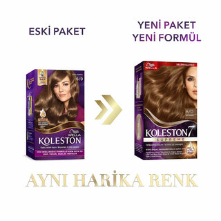 Wella Koleston Supreme Hair Color 6/0 Dark Blond - Luxurious Cream | 50ml