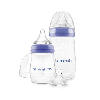 Lansinoh Bottle & NaturalWave Nipple Start Kit - Easy Transition