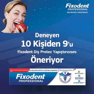 Fixodent Professional Denture Adhesive Cream 40g - Maximum Hold | Advanced Formula