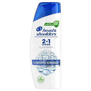 Head & Shoulders Classic Care Anti-Dandruff Shampoo 11oz - 2-in-1 Formula | Daily Use