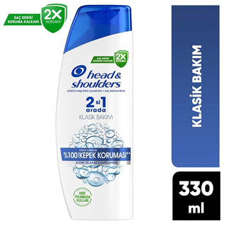 Head & Shoulders Classic Care Anti-Dandruff Shampoo 11oz - 2-in-1 Formula | Daily Use