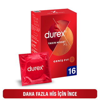 Durex Close Fit XL Condoms - 16 Pack | Comfortable Experience