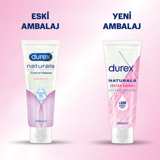 Durex Naturals Extra Sensitive Lubricant 3.38oz - Aloe Vera Infused