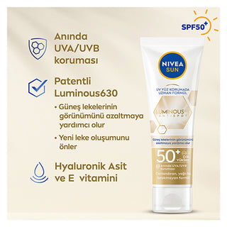 Nivea Sun Luminous630 Spot Treatment Sunscreen 50SPF - 1.35oz | UV Protection
