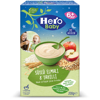 Hero Baby 8 Grain Apple Cream Soup 200g - Nutrient-Rich | For 6+ Months