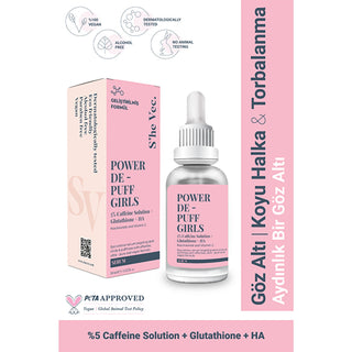 De Puff Girls Eye Serum - Caffeine & Glutathione Solution 30ml | Anti-Aging