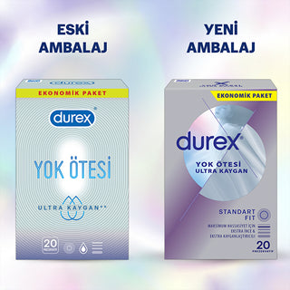Durex Ultra Smooth Lubricated Condoms - 20 Count | Extra Thin