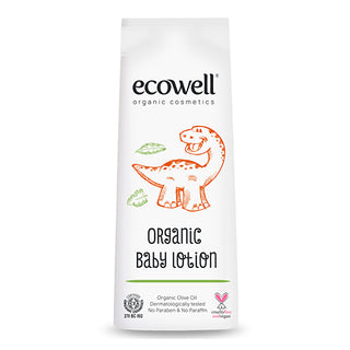 Ecowell Baby Face and Body Lotion 300ml - Organic & Vegan | Natural Moisturizer