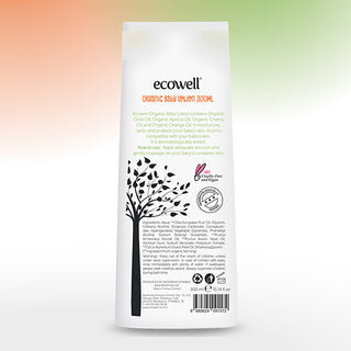 Ecowell Baby Face and Body Lotion 300ml - Organic & Vegan | Natural Moisturizer