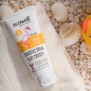 Ecowell Baby Sunscreen 50 SPF - Organic & Vegan | 3.88 oz