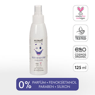 Ecowell Organic Baby Protective Spray 125ml - Lavender & Lemon
