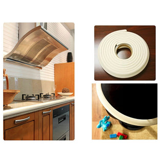 Miny Baby Rubber Edge Guard 2 Meters - Cream | Soft and Safe