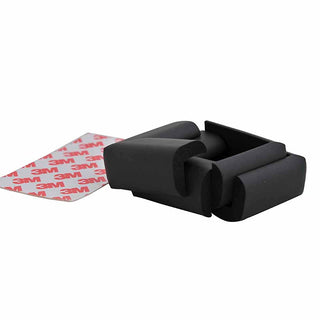 Rubber Corner Guard Set - Black | Baby Safety | 4 Pack