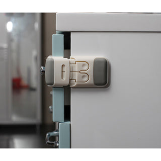 Miny Baby Drawer Lock Double Safety - Grey | Secure Your Home