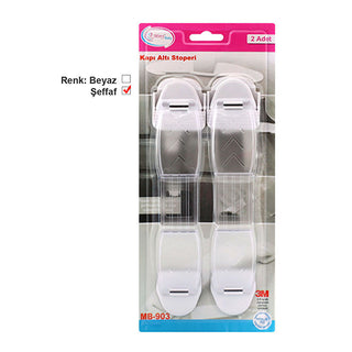 Transparent Baby Door Stopper - Keeps Doors Secure | Safety Device