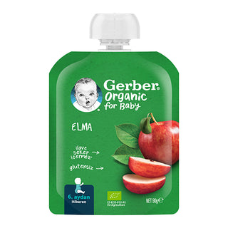 Gerber Organic Applesauce 90g - Stage 1 Baby Food | 100% Organic