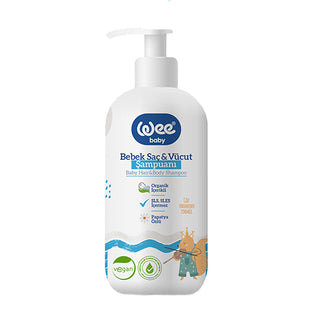 Wee Baby Organic Baby Hair & Body Shampoo 16.9oz - Gentle Formula | Paraben-Free
