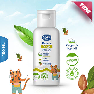 Wee Baby Baby Oil - Organic 5oz | 100% Natural & Vegan