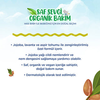 Wee Baby Baby Oil - Organic 5oz | 100% Natural & Vegan