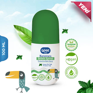 Wee Baby Organic Baby Spray 100ml - 99% Natural | Vegan Formula