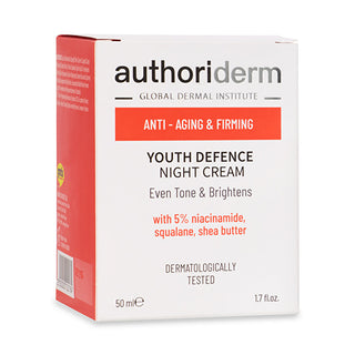 Authoriderm Anti-Aging Night Cream 1.7oz - Hydrating Formula | 50ml