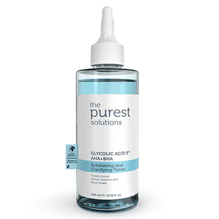 The Purest Solutions Pore Tightening Toner 200ml - Exfoliating Formula | AHA + BHA