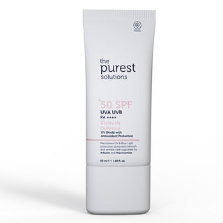 Pure Solutions Sunscreen SPF 50 for Blemished Skin - 50ml | Antioxidant Protection