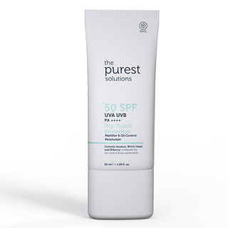 Mat Finish Sunscreen For Oily Skin SPF 50 - 50 ml | The Purest Solutions
