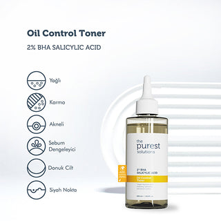 The Purest Solutions BHA 2% Blackhead Control Toner 200ml | Effective Formula