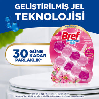 Bref Toilet Brilliant Gel Duopack - Flower Scent | Powerful Cleaner - Image #7